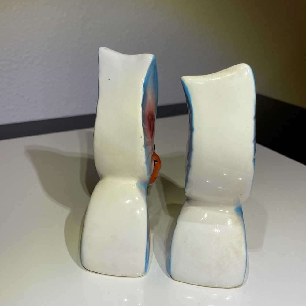 Vintage Japan Pixie Fairy Butterfly Salt & Pepper Shakers - Picture 10 of 10